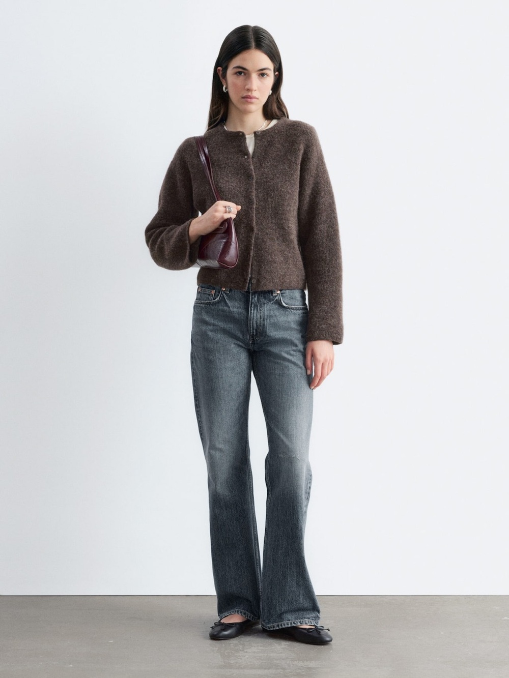 NWT & Other Stories Alpaca-Blend Knitted Cardigan